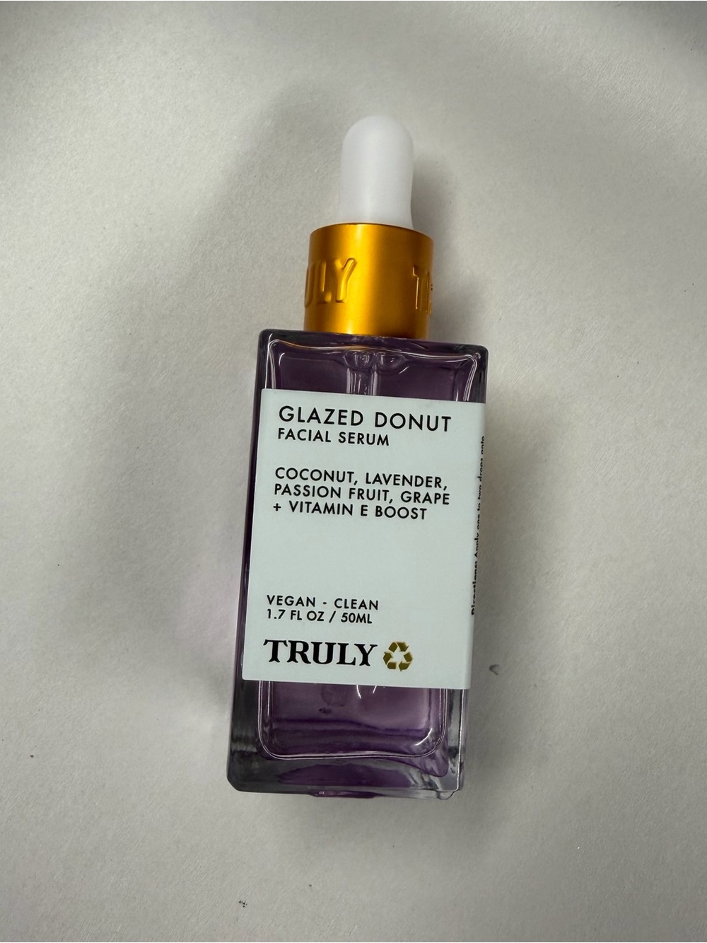 TRULY GLAZED DONUT FACIAL SERUM 1.7 FL OZ. 50 ML NEW NO BOX